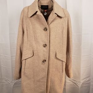London Fog womens wool Coat Beige